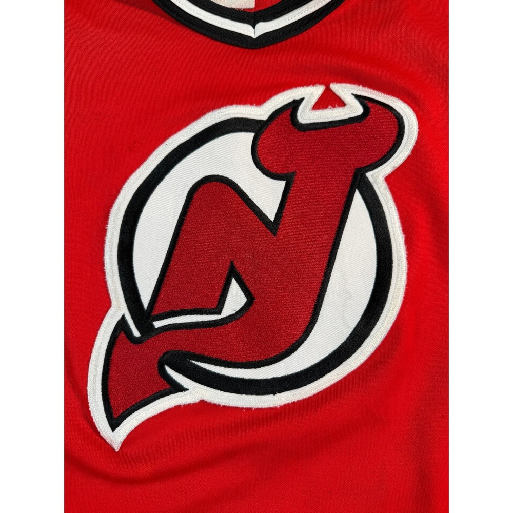 Vintage CCM New Jersey Devils Hockey Jersey Mens XXL Red Blank Logo Throwback - Picture 3 of 16